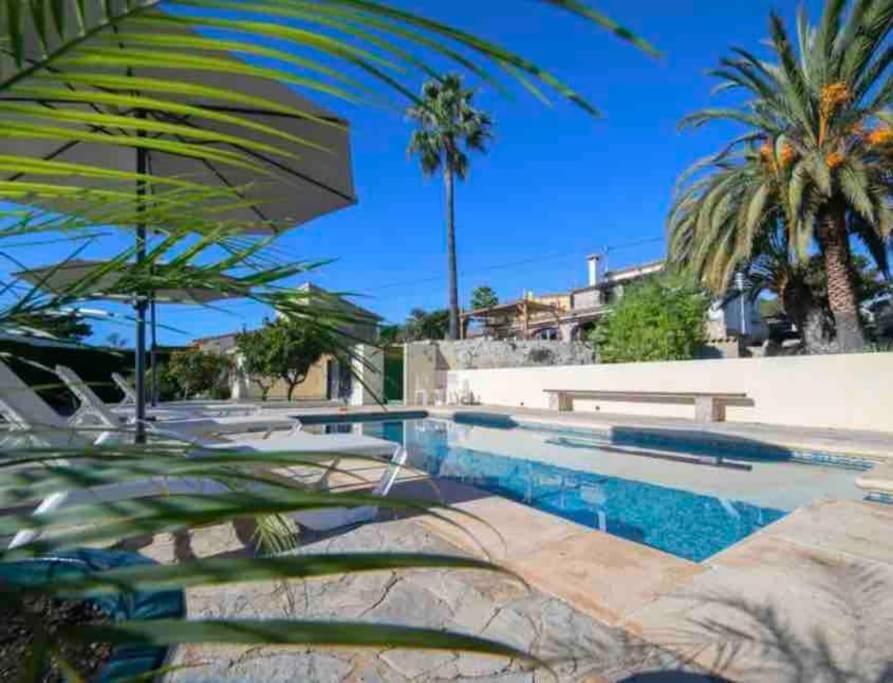 Lovely Appartment 'Solana' With Big Garden, Nice Pool Teulada Dış mekan fotoğraf